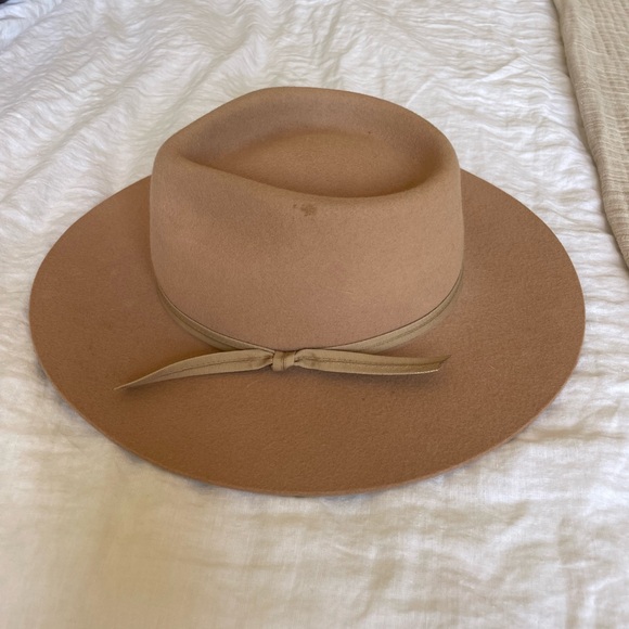 Lack of Color Zulu Wool Felt Fedora Hat Tan Medium 57cm - Picture 6 of 7